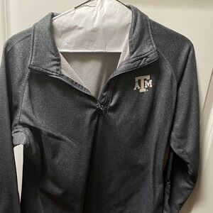 Knights Apparel Charcoal Women's Quarter-Zip Sweater
